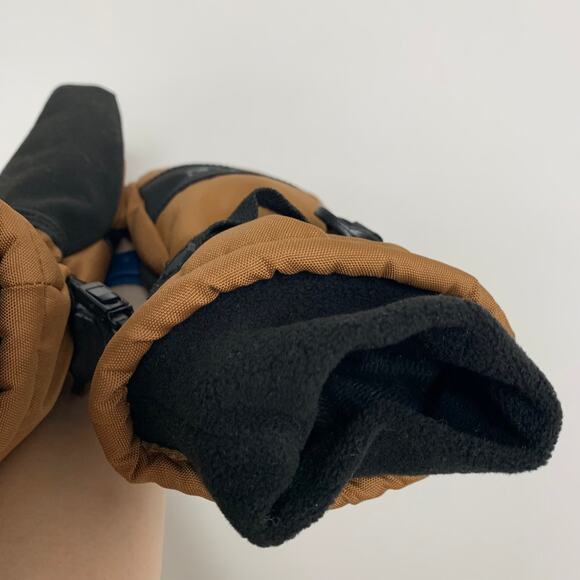 Carhartt Men's A616 Waterproof Mitt Glove Large, Brown / Black - Picture 5 of 12